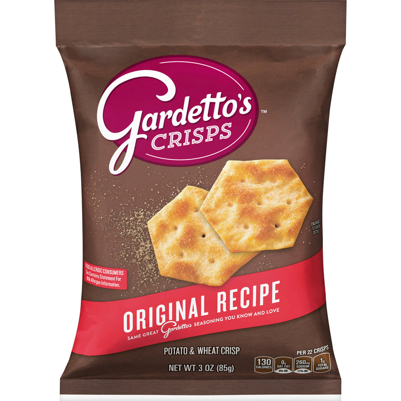 Gardettos Roasted Garlic Rye Chips, 4.75 Ounce -- 7 per case.