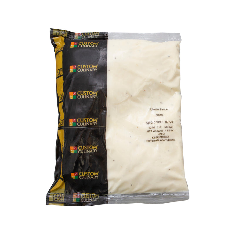 Sauce Alfredo Pouch Frozen 4 Pound Each - 4 Per Case.