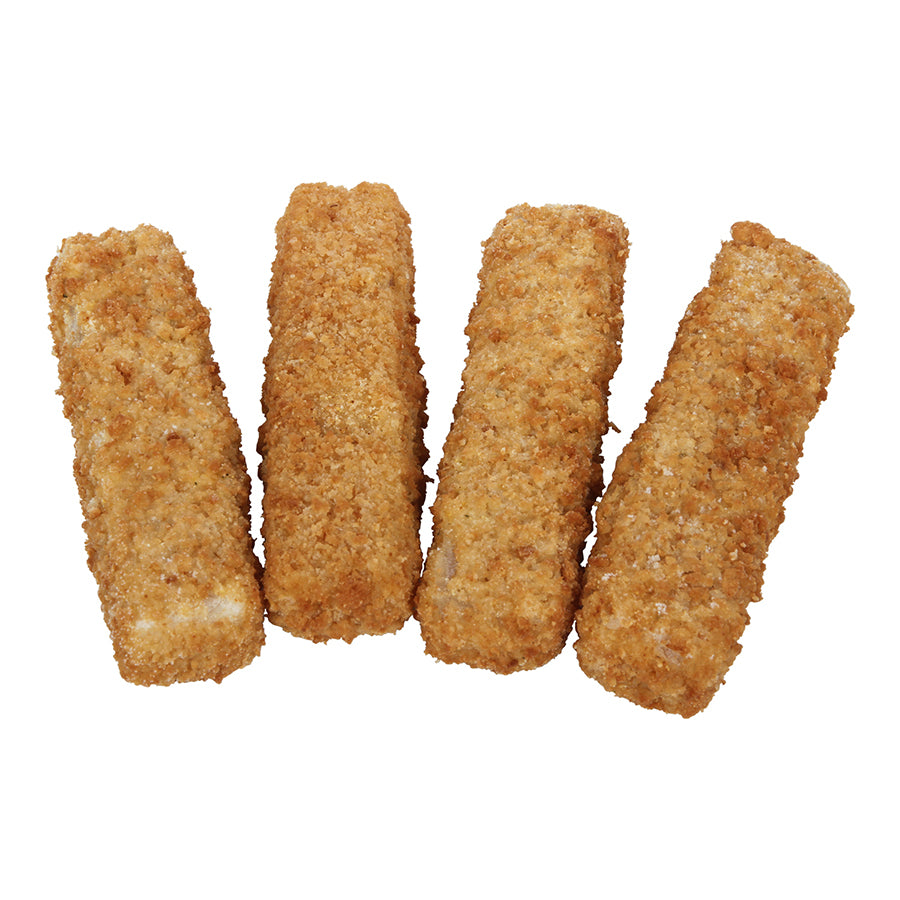 Ultimate Fish Stick All Natural Whole Grain Crunchy Breaded Frozen 10 Pound Each - 1 Per Case.