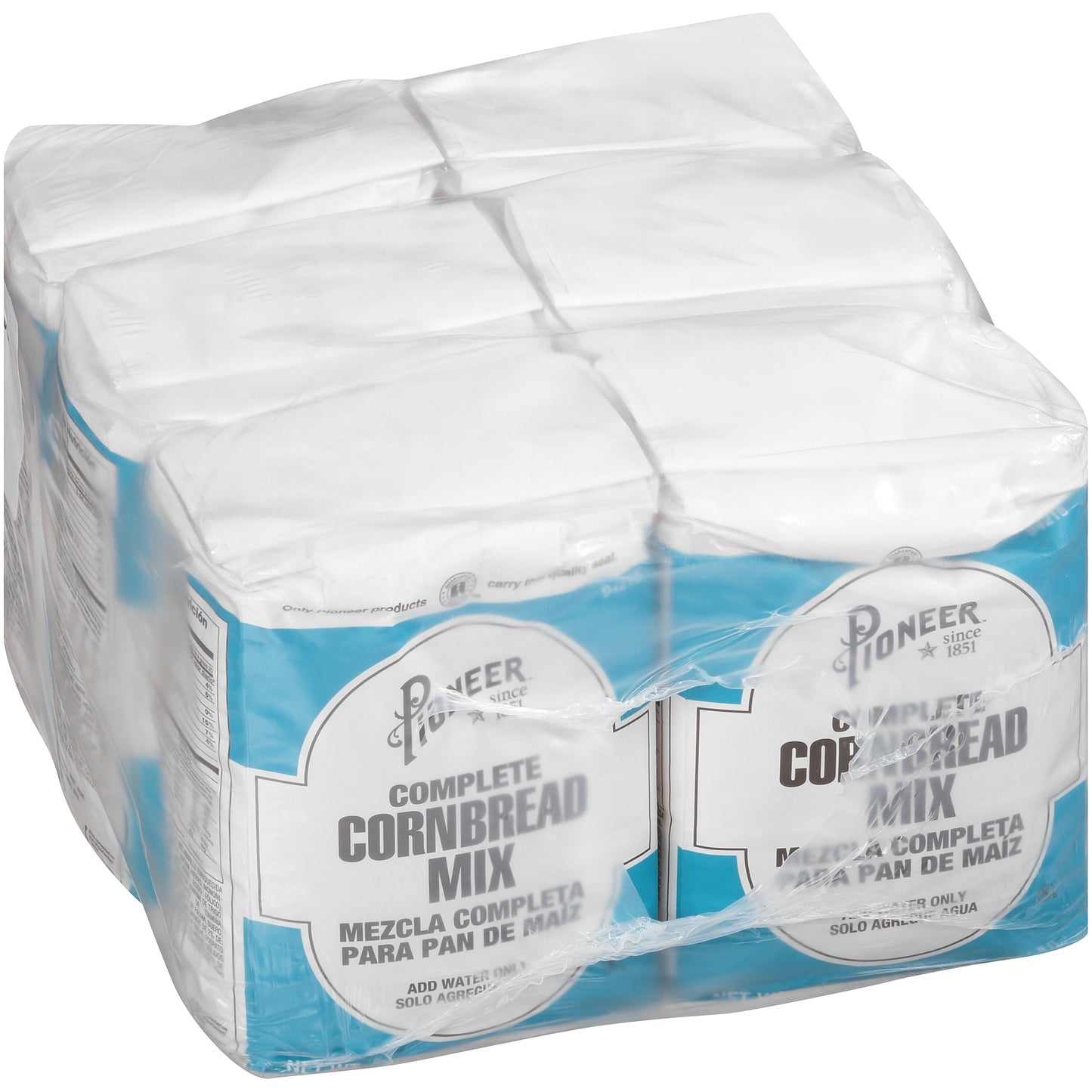 Pioneer Complete Corn Bread Mix 5 Pound Each - 6 Per Case.