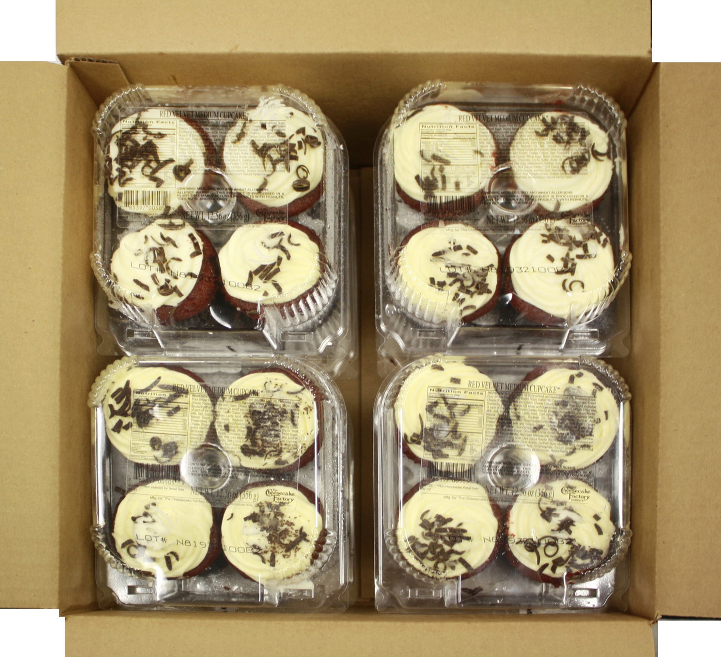 Red Velvet Cupcake 12.54 Ounce Size - 8 Per Case.