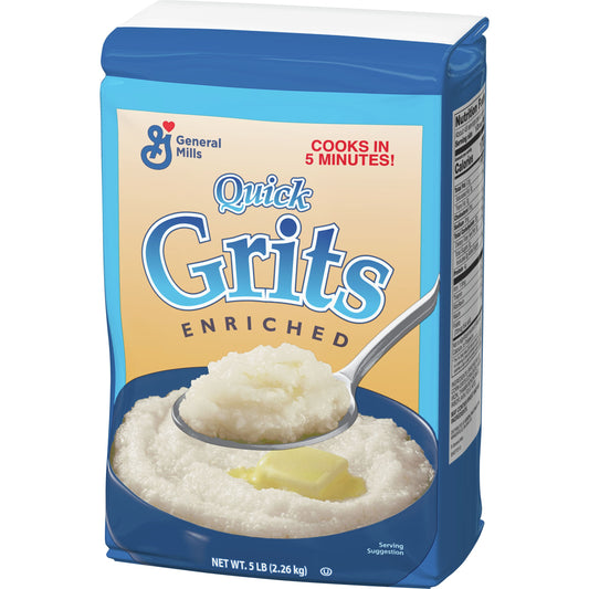 General Mills White Corn Quick Grits 8-5 Pound Kosher 8-5 Pound