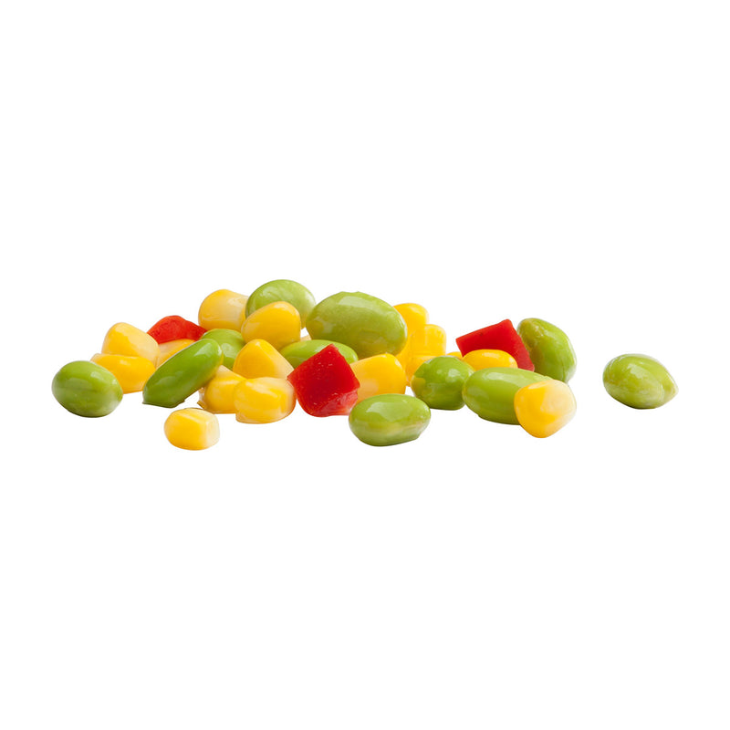 Simplot Simple Goodness Premium Vegetables Edamame Succotash 2.5 Pound Each - 6 Per Case.