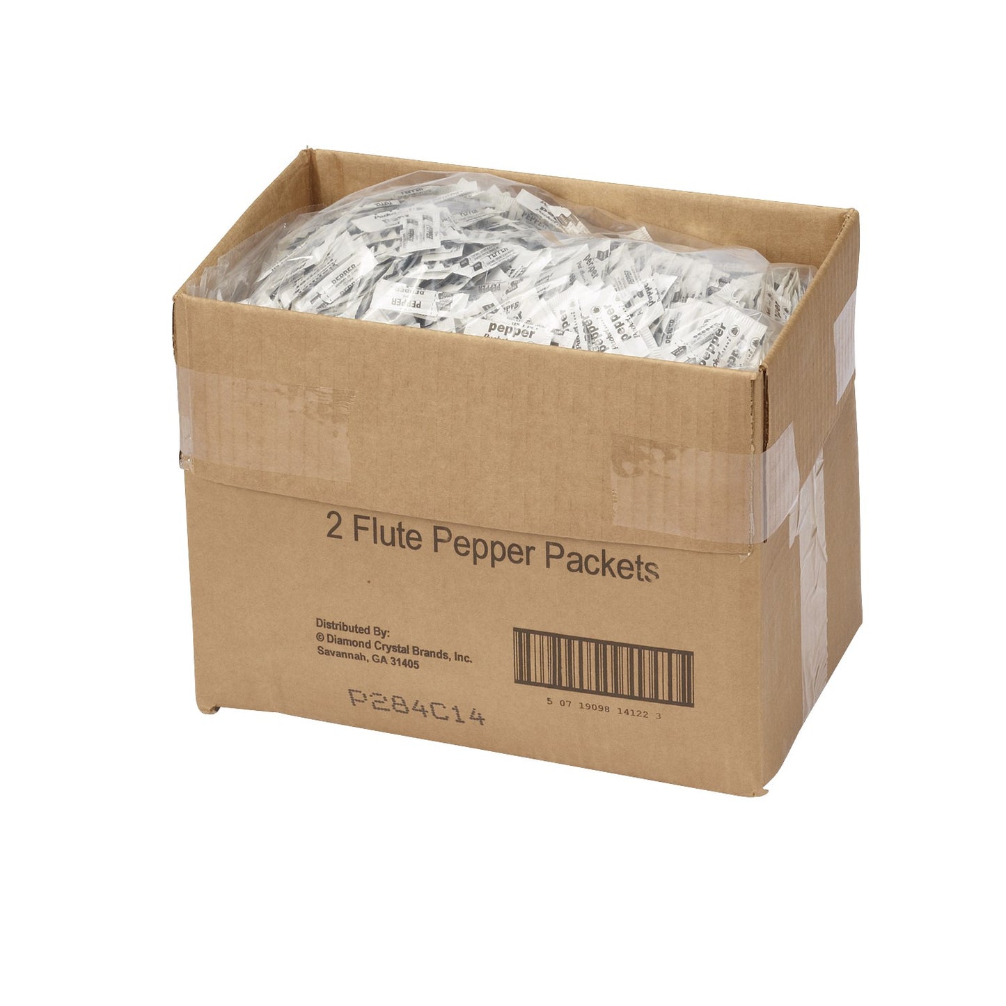 Packet Brand Fluted Pepper Packets Gram 0.11 Grams Each - 3000 Per Case.