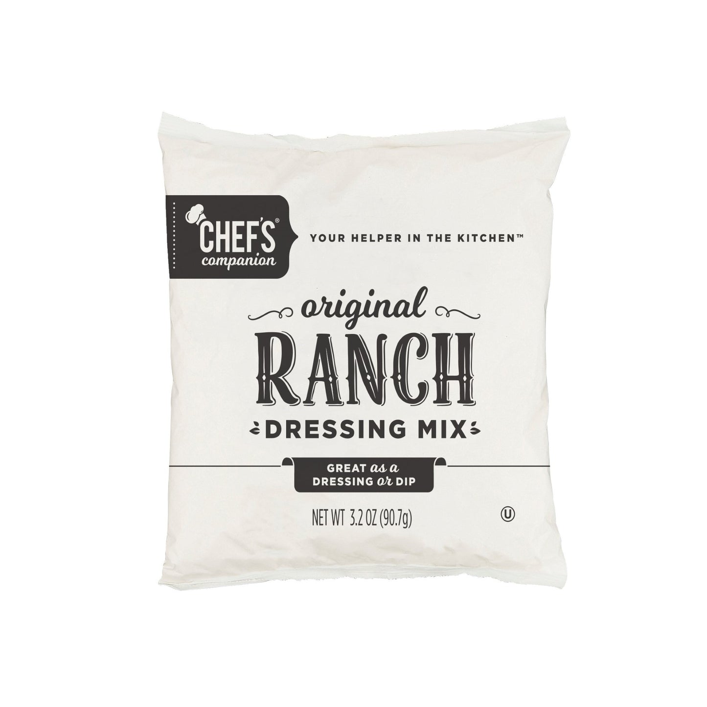 Chefs Companion Ranch Dressing Mix Pouch 3.2 Ounce Size - 18 Per Case.