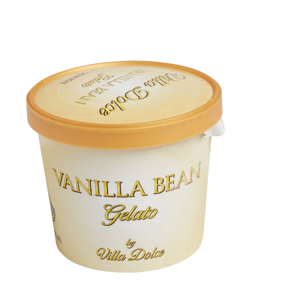 Villa Dolce Vanilla Bean Gelato Portion 3.6 Ounce Size - 24 Per Case.