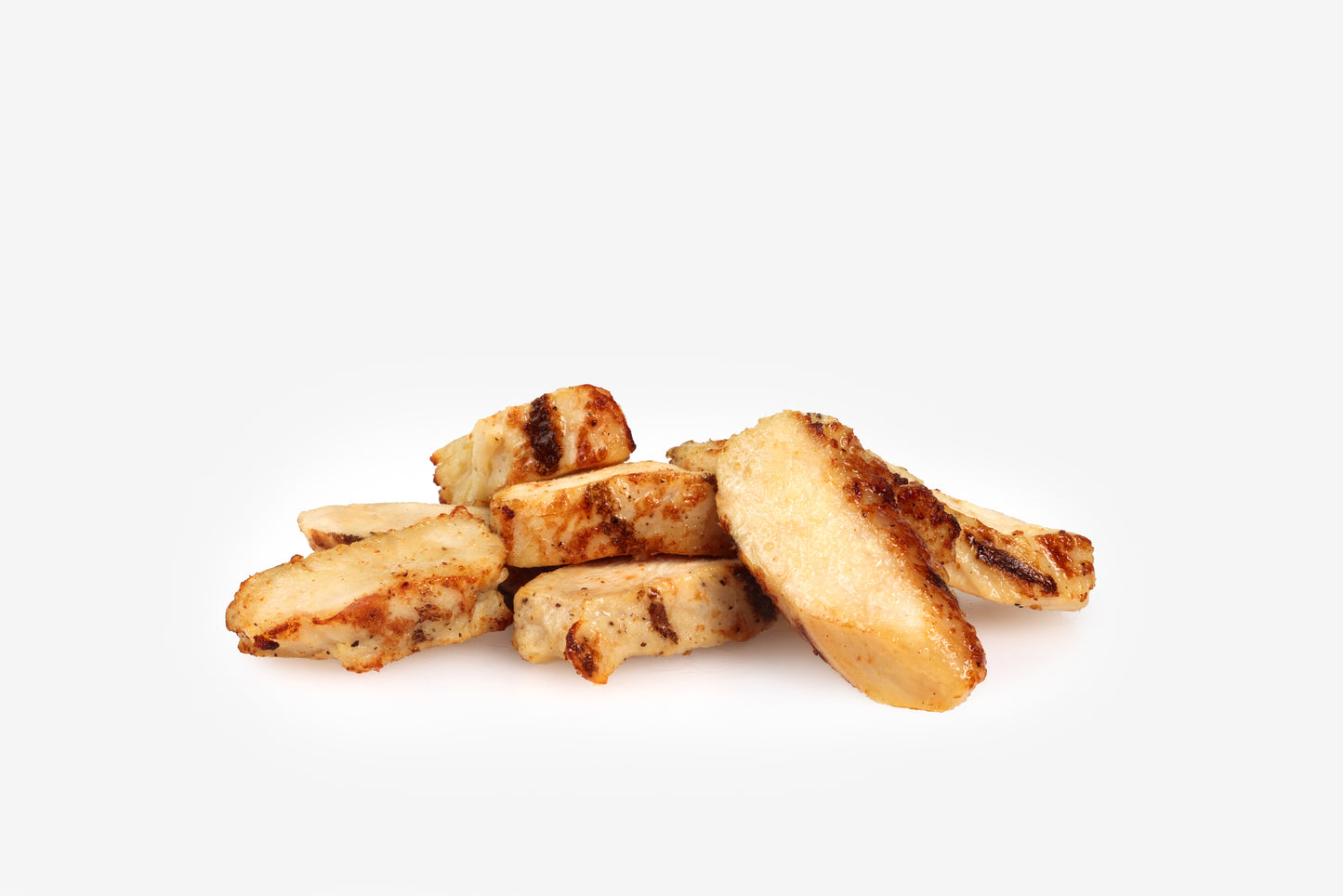 Pierce Chicken Chicken Fajita Seasoned Sizzle Strips 5 Pound Each - 2 Per Case.