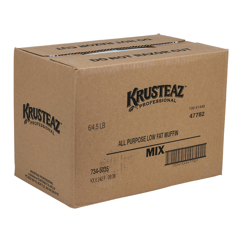 Krusteaz Professional Low Fat All Purpose Muffin Mix 4.5 Pound Each - 6 Per Case.