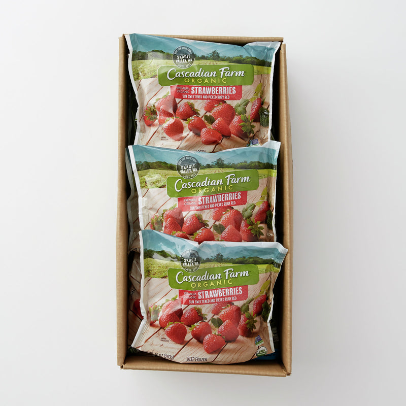 Cascadian Farm™ Organic Frozen Fruit Strawberries 10 Ounce Size - 12 Per Case.