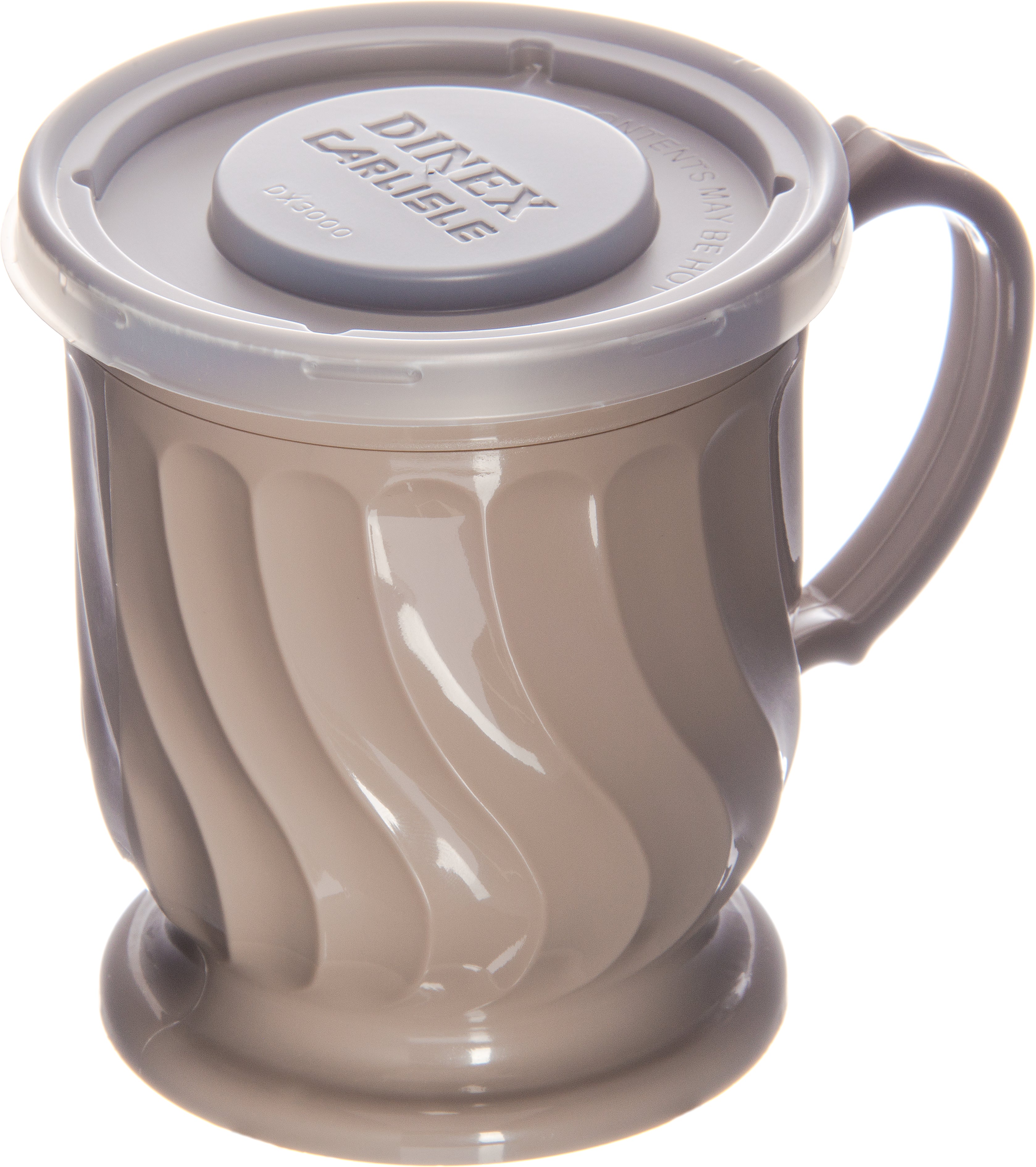 Turnbury Translucent Mug & Bowl Lid Translucent 3.5 In - 1500 Per Case.