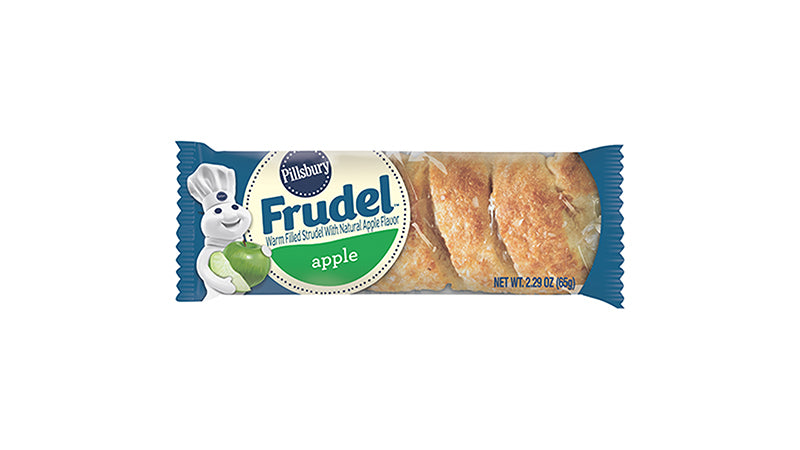 Pillsbury™ Frozen Frudel™ Apple 2.29 Ounce Size - 72 Per Case.