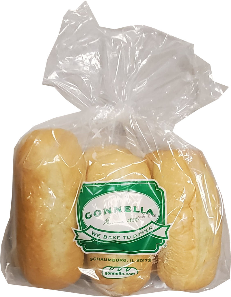 8" French Roll 4.8 Ounce Size - 48 Per Case.