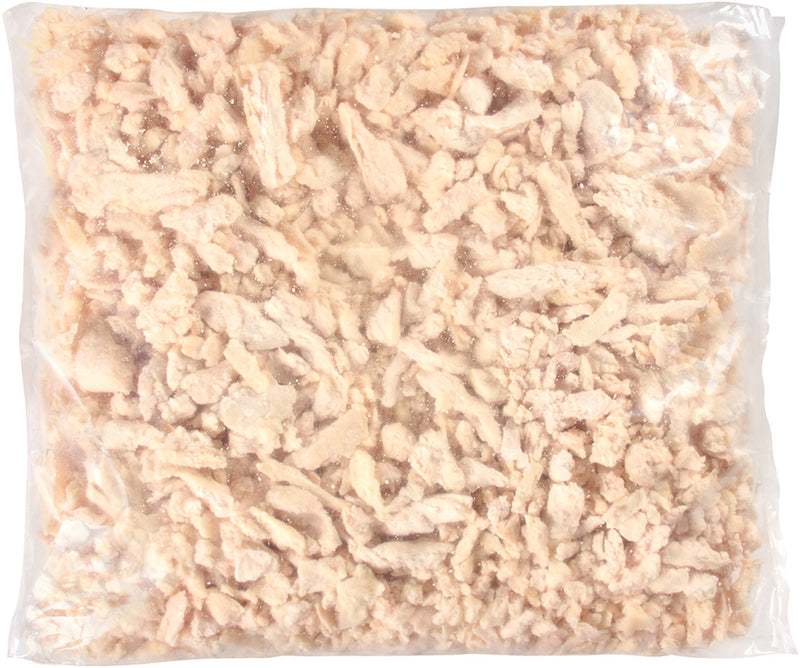 Wayne Farms 1/4 Inch Natural Shredded Chicken Breast Meat 5 Pound Each - 2 Per Case.