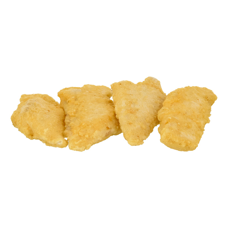 Pub Battered Cod Fillets Approx Kosher 10 Pound Each - 1 Per Case.