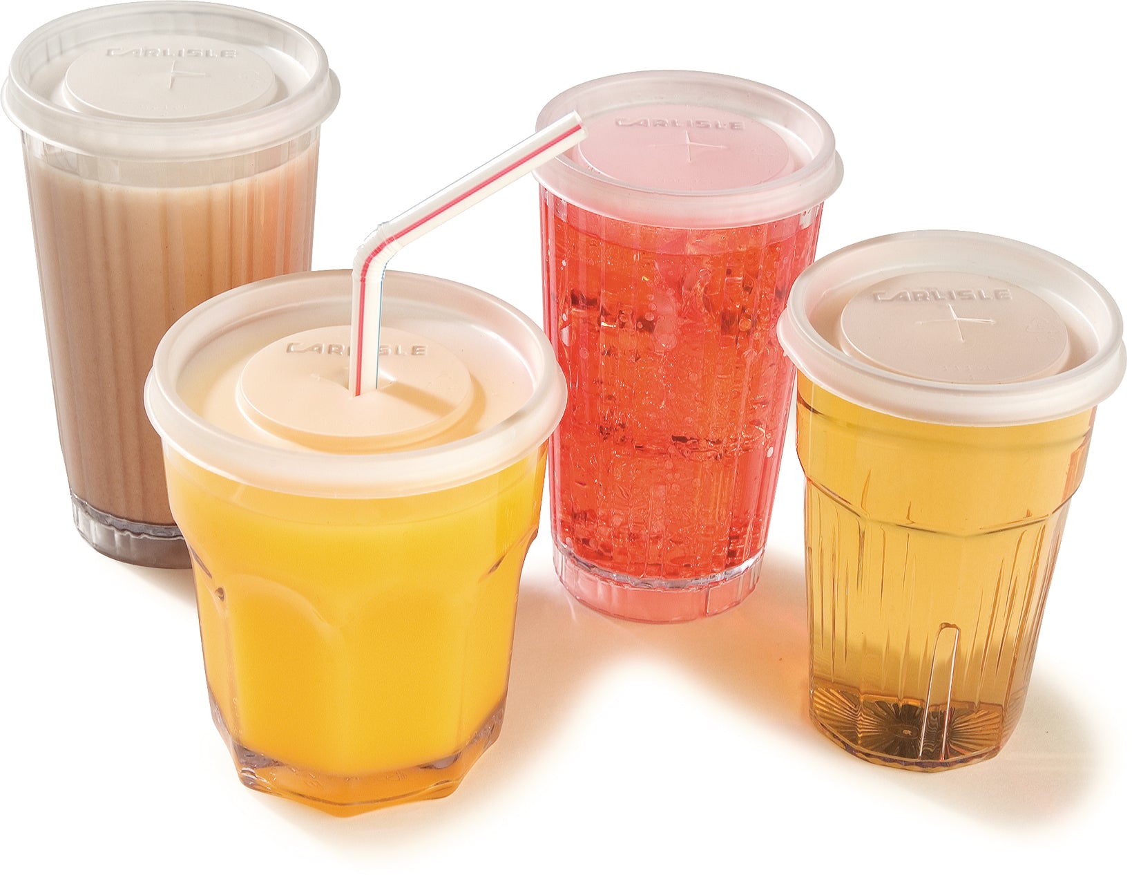 Carlisle Lid Fits Stackable Tumblers 8" 3.18 In - 1000 Per Case.