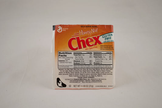 Honey Nut Chex™ Cereal Single Serve Bowlpak 1.13 Ounce Size - 96 Per Case.