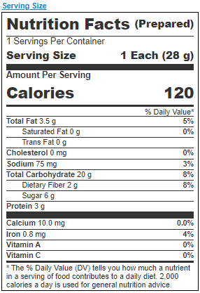 Fieldstone Bakery Original Granola Cereal Packet 1 Each - 144 Per Case.