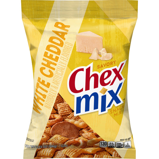 Chex Mix™ Snack Mix With hite Cheddar 3.75 Ounce Size - 8 Per Case.