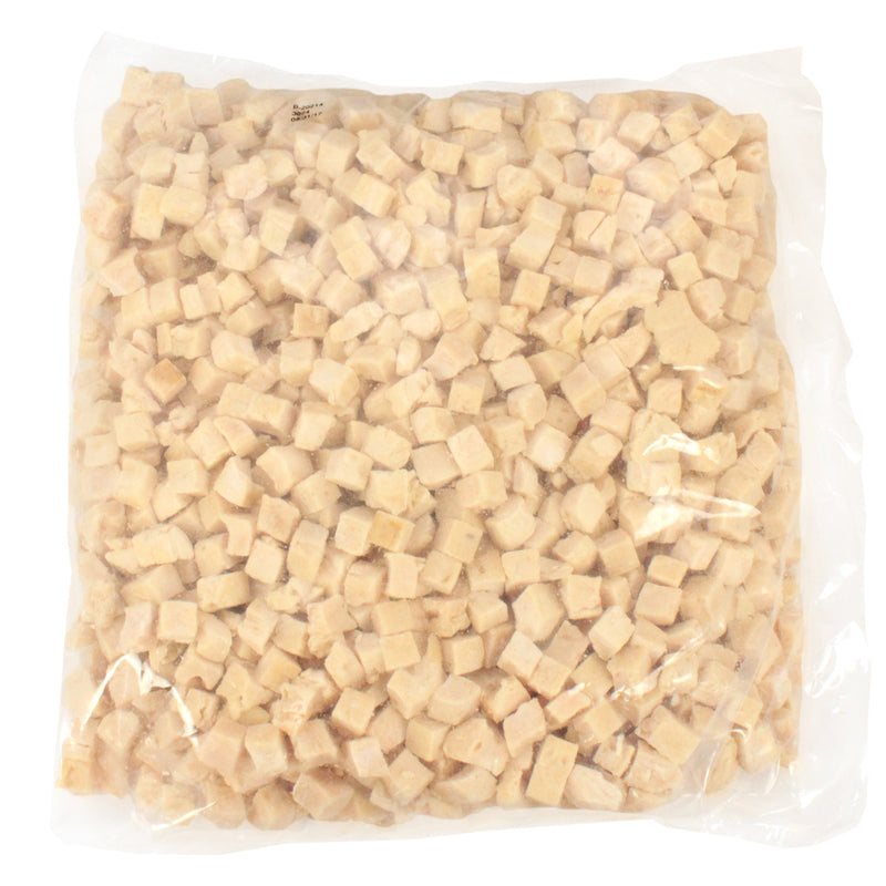 Wayne Farms Fully Cooked 1/2" 1/2" Diced All White Chicken Pieces 5 Pound Each - 2 Per Case.