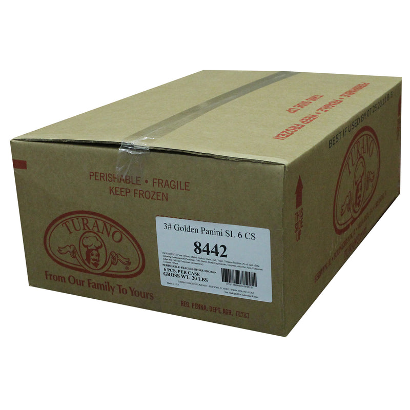 Golden Panini Sliced 48 Ounce Size - 6 Per Case.