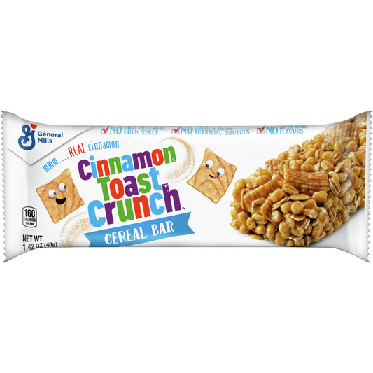 Cinnamon Toast Crunch™ Cereal Bars 1.42 Ounce Size - 96 Per Case.