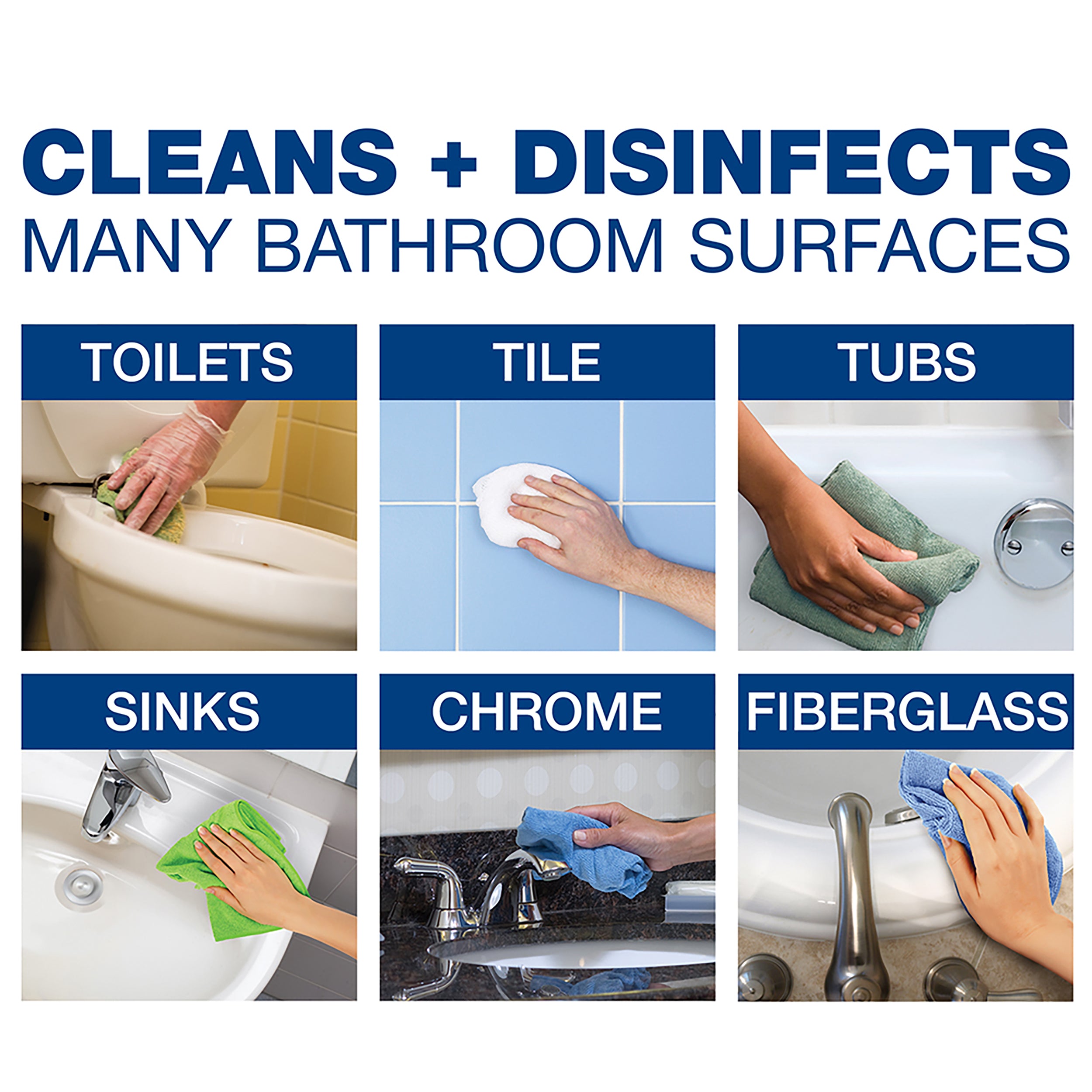 Comet Bath Disinfecting Sanitizing Cleaner Ready-To-Use Bottle Wfoil Seal 32 Ounce Size - 8 Per Case.