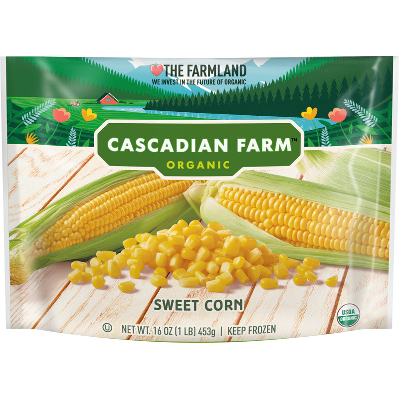 Cascadian Farm™ Organic Frozen Vegetablessweet Corn 16 Ounce Size - 12 Per Case.