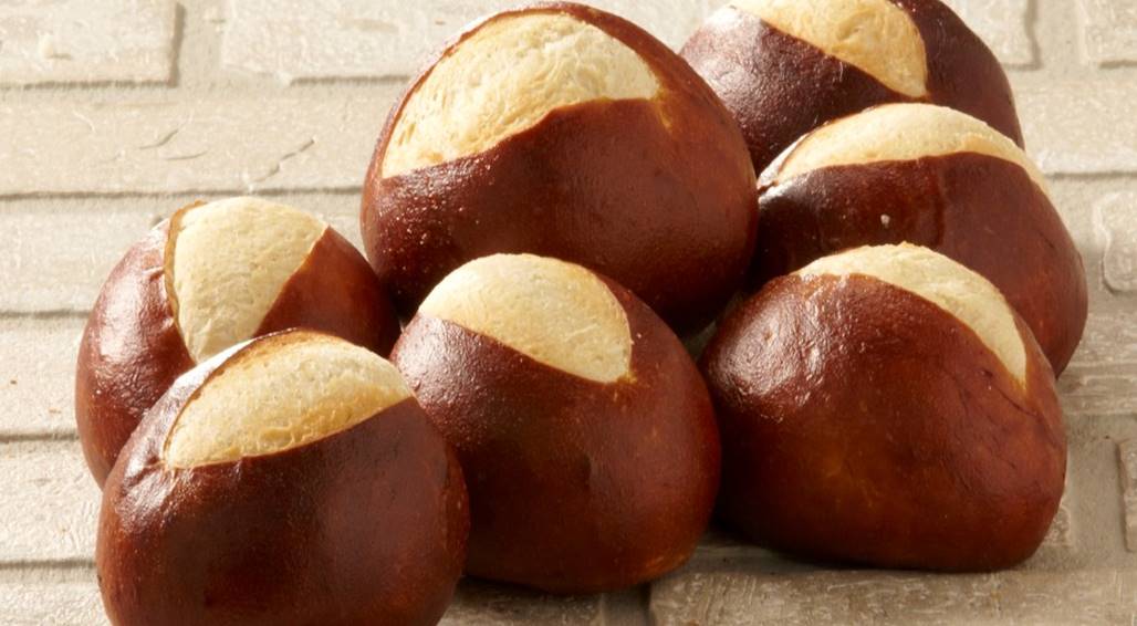 Pretzel Dinner Roll 1.5 Ounce Size - 96 Per Case.