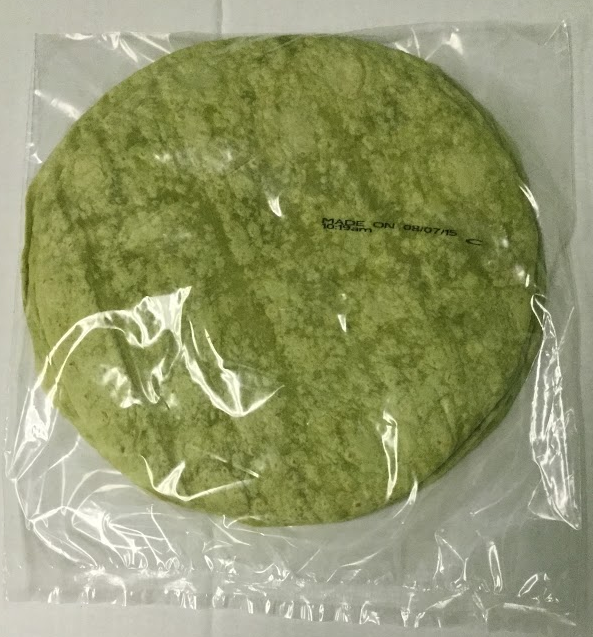 Maria & Ricardo's Spinach Flour Tortillas 10 Inch 10 Count Packs - 12 Per Case.