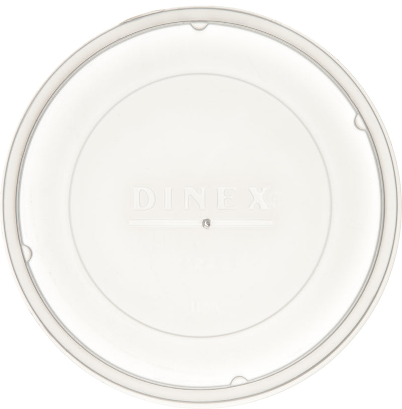 Classic Translucent Lid Fits Dx And Classic Dx Bowls 5" Translucent 2.75 In - 1000 Per Case.