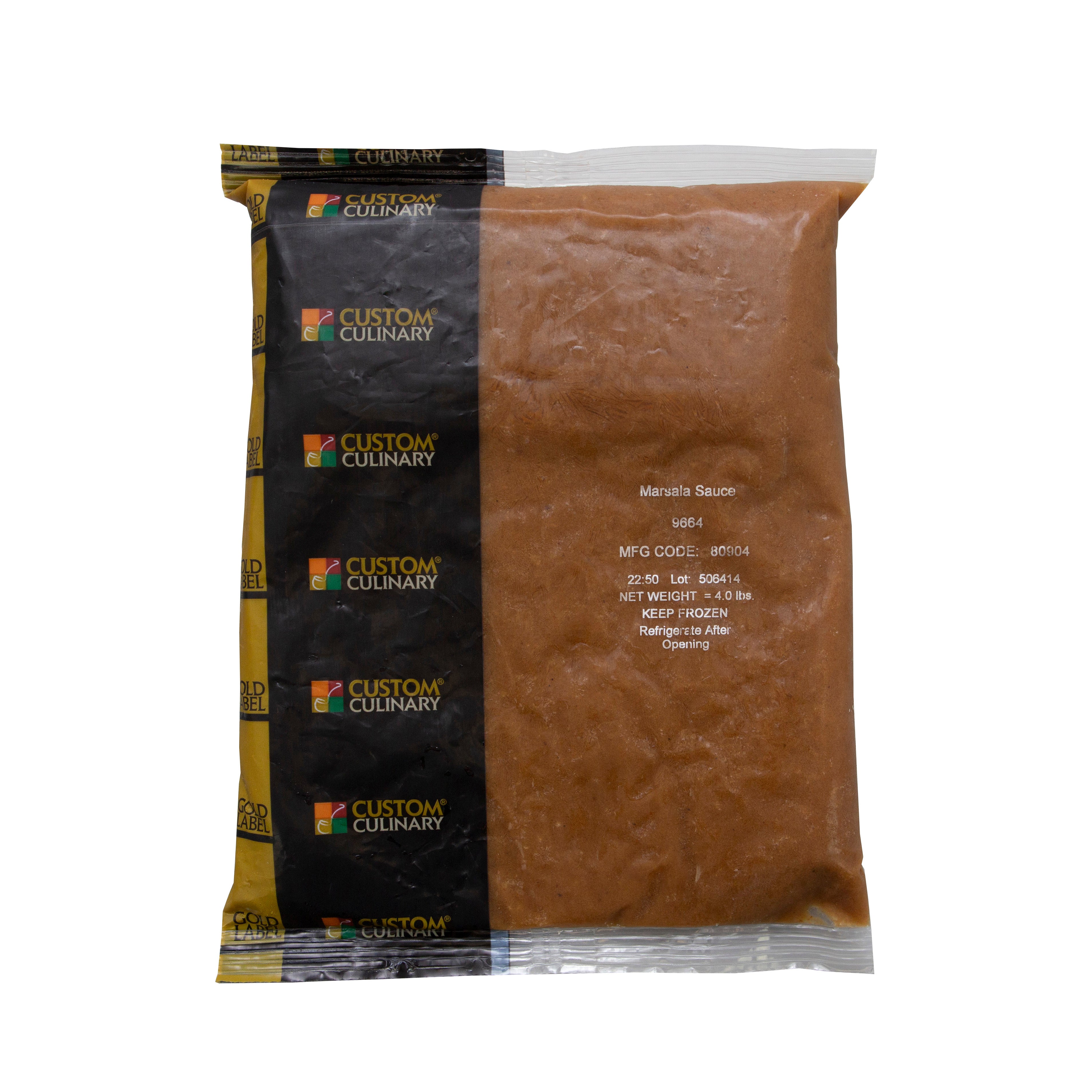 Sauce Marsala Pouch Frozen 4 Pound Each - 4 Per Case.