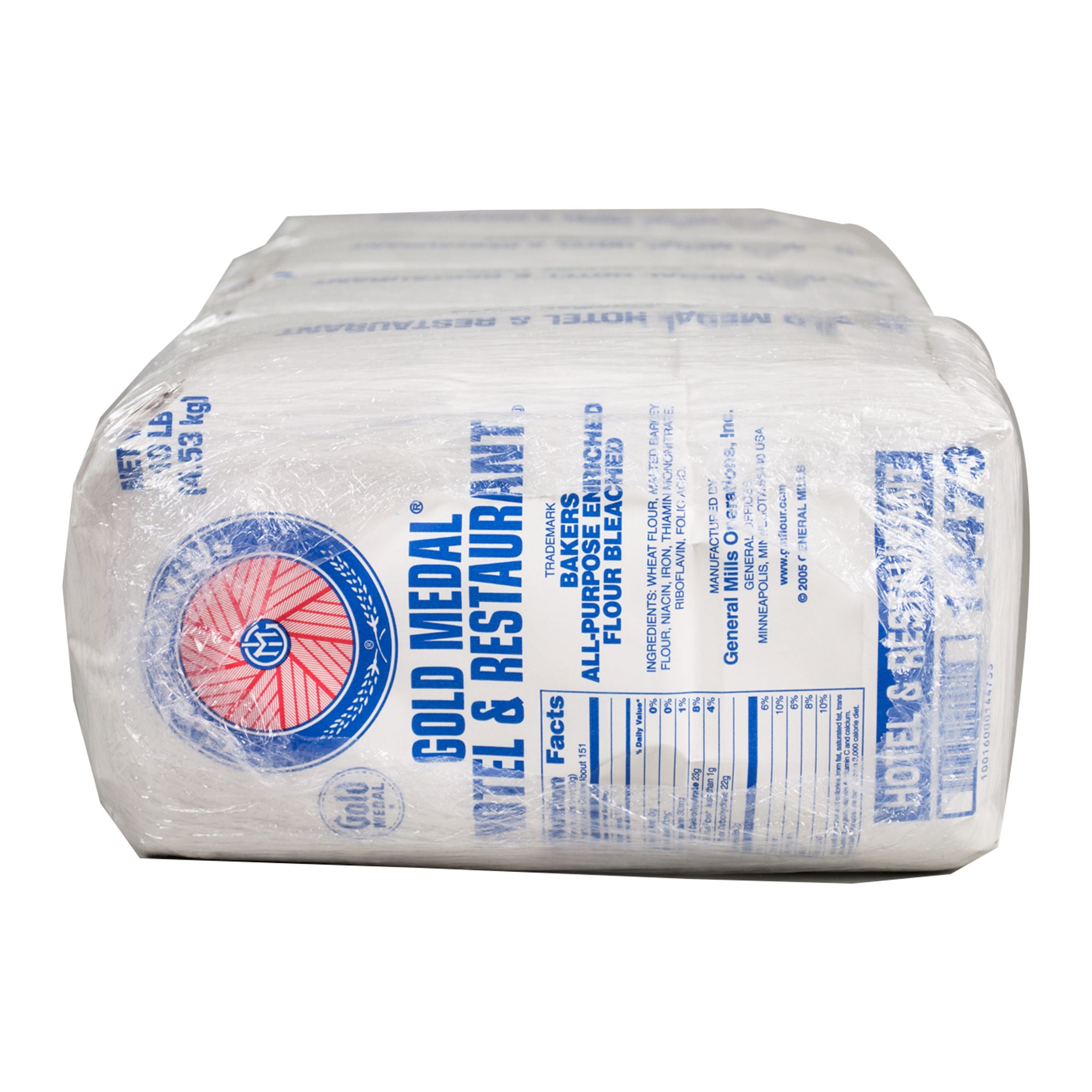 Gold Medal™ Hotel & Restaurant™ Bakersflour All Purpose Enriched Bleached Bag 10 Pound Each - 4 Per Case.