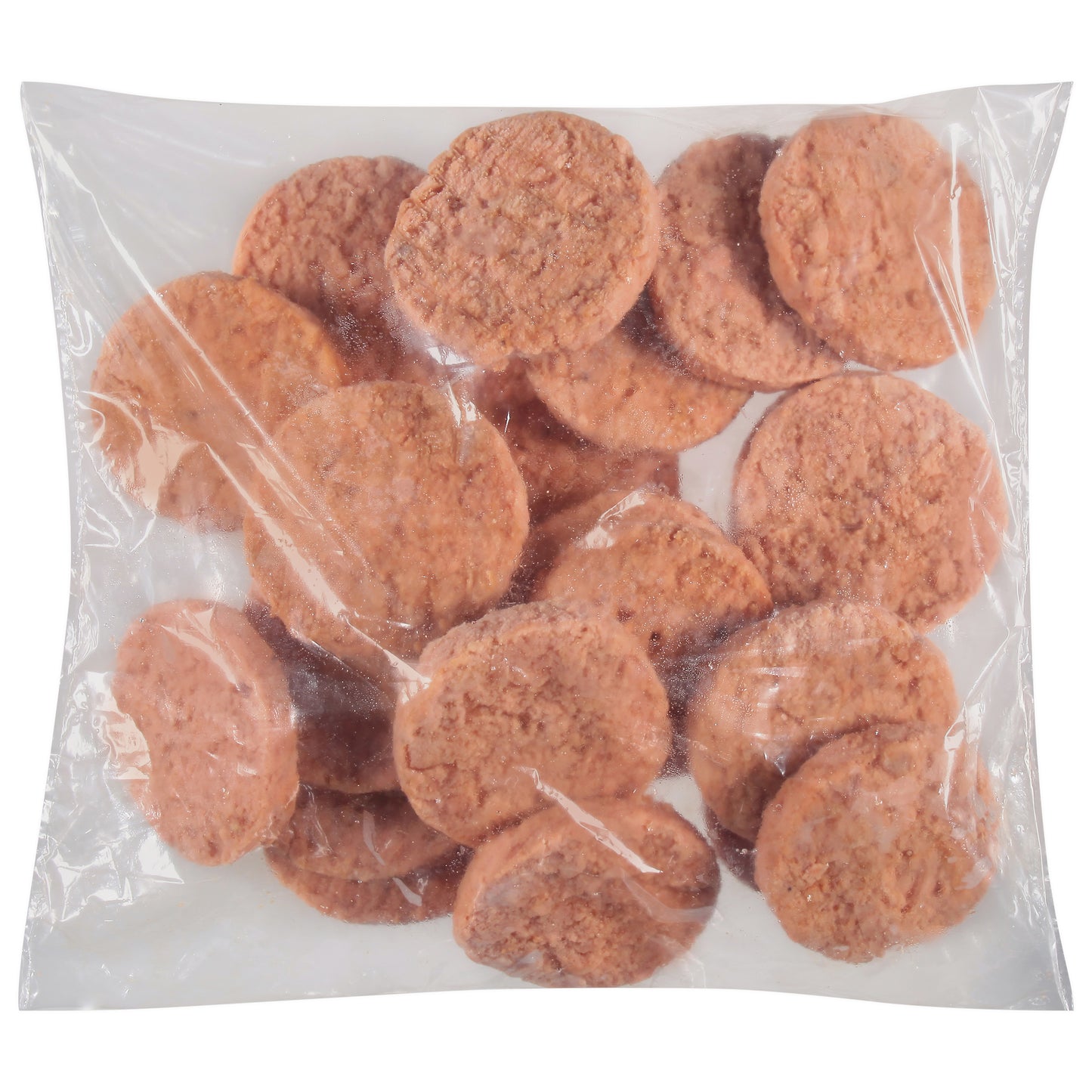 Trident Seafoods Frozen 4 Ounce Parfried Portions Salmon Burger 10 Pound Each - 1 Per Case.