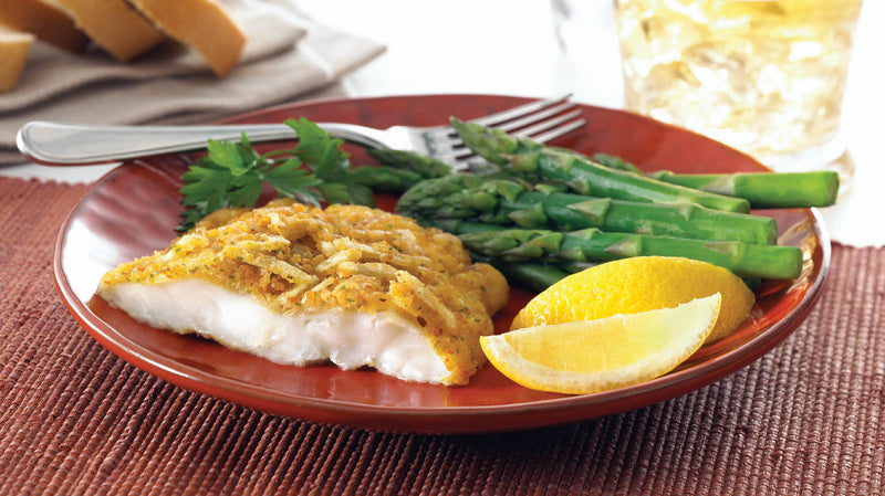 Uppercrust® Potato Crusted Cod With Chives And Cheddar Cheese Natural Cutfillets 5 Pound Each - 2 Per Case.