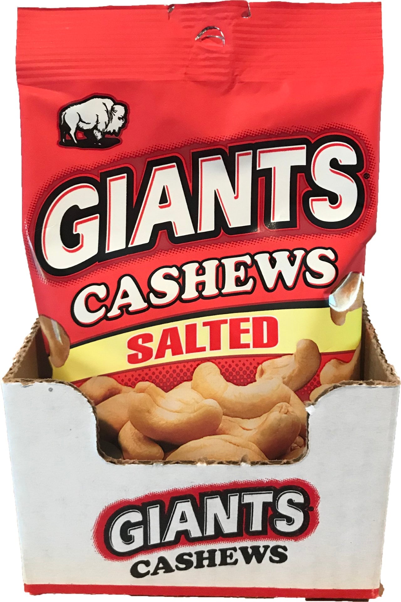 Giant Snack Inc Giants Cashew Salted 4 Ounce Size - 8 Per Case.