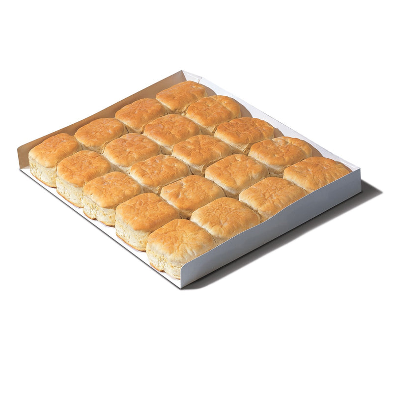 Bridgford Old South Buttermilk Biscuits Layer 100 Piece - 1 Per Case.