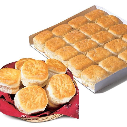 Bridgford Old South Buttermilk Biscuits Layer 100 Piece - 1 Per Case.