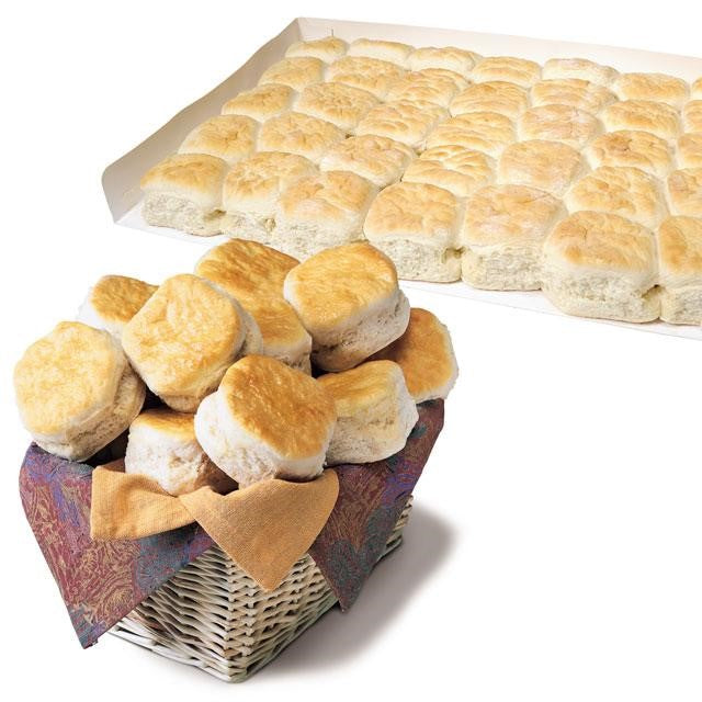 Bridgford Old South Buttermilk Biscuits Layer 105 Piece - 1 Per Case.