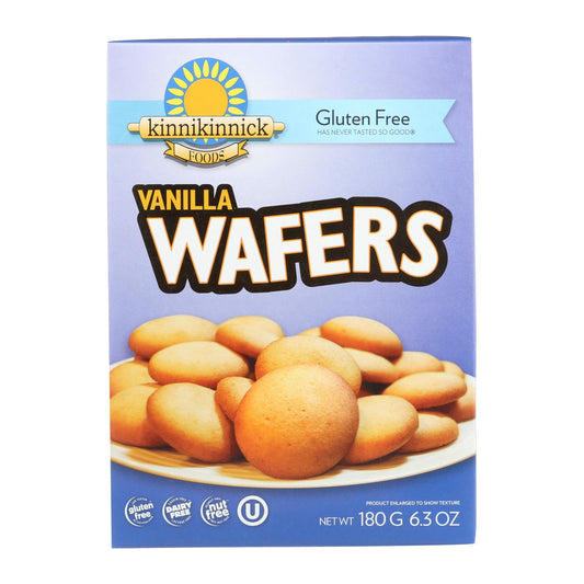 Kinnikinnick Vanilla Wafer - Case of 6 - 6.3 Ounce.