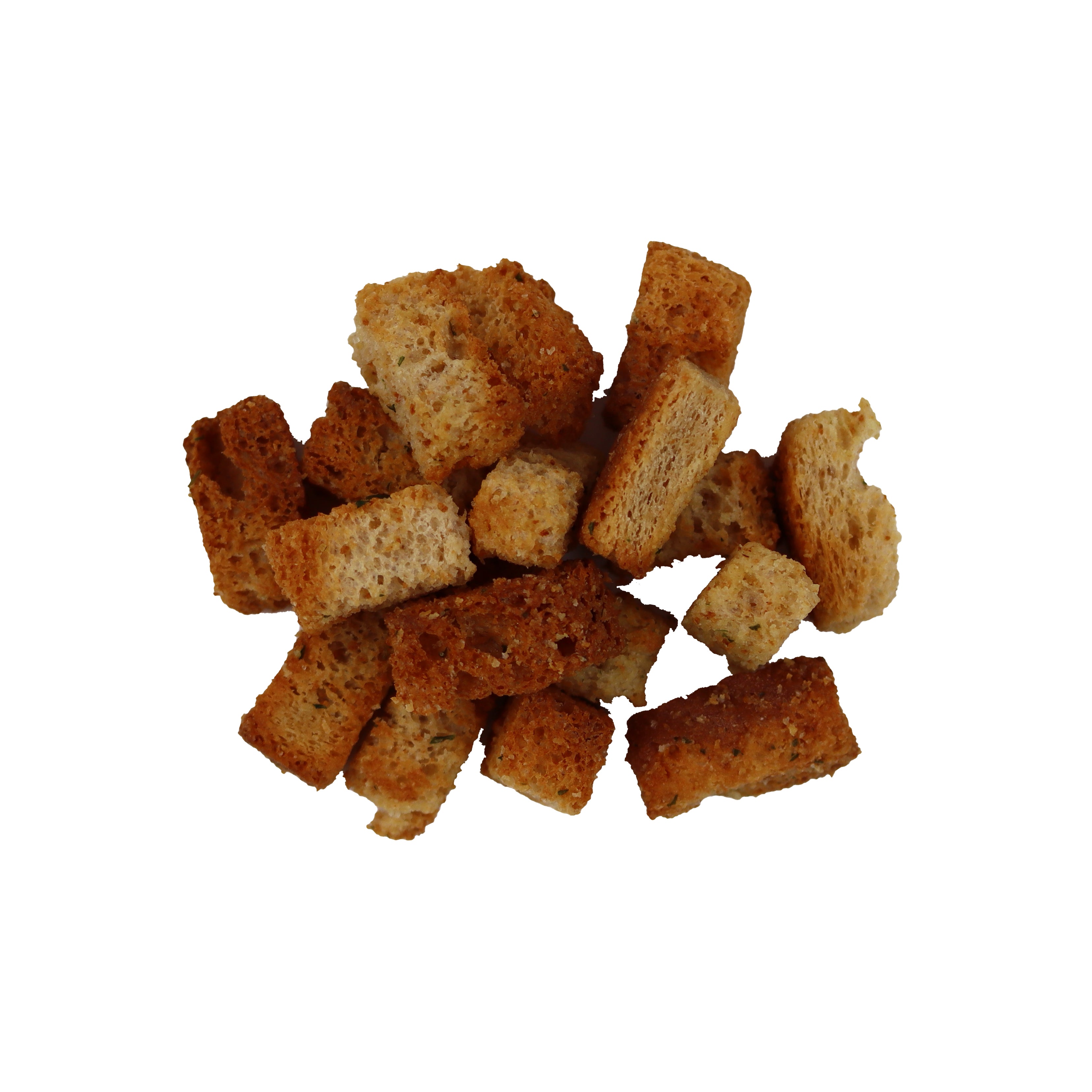 Fresh Gourmet Whole Grain Country Cut Cheese& Garlic Crouton 2.5 Pound Each - 4 Per Case.