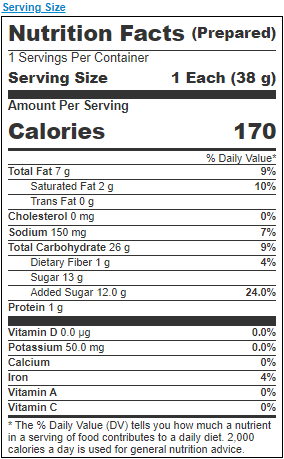 Fieldstone Bakery Oatmeal Creme Pie 1 Each - 192 Per Case.