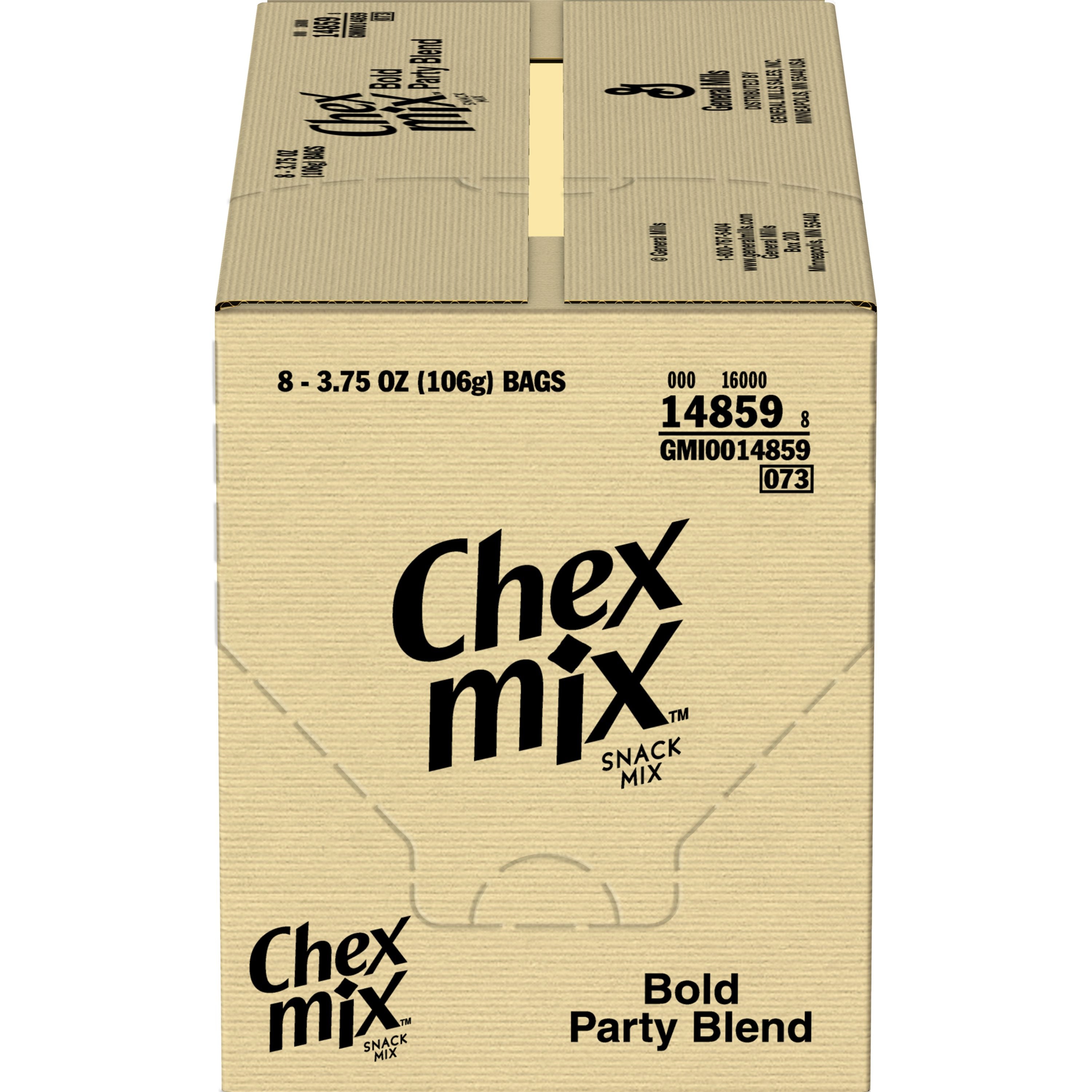 Chex Mix™ Snack Mix Bold Party Blend 3.75 Ounce Size - 8 Per Case.
