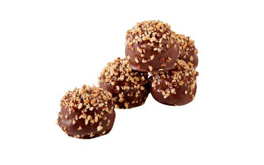 Europastry Dark Hazelnut Pop Dots 0.74 Ounce Size - 88 Per Case.