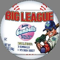 Big League Baseball 0.63 Ounce Size - 24 Per Case.