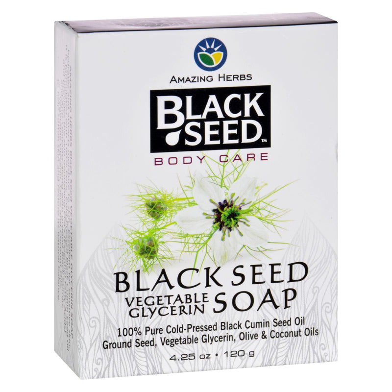 Black Seed Bar Soap - Vegetable Glycerin - 4.25 Ounce