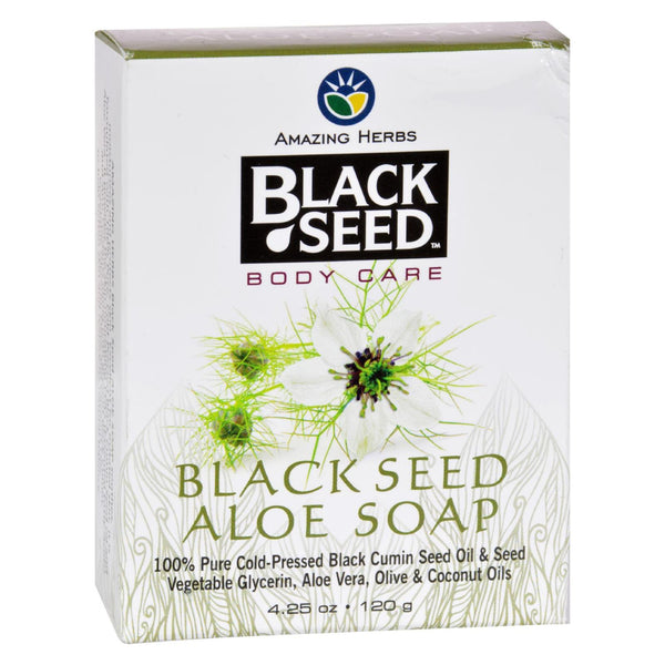 Black Seed Bar Soap - Aloe - 4.25 Ounce