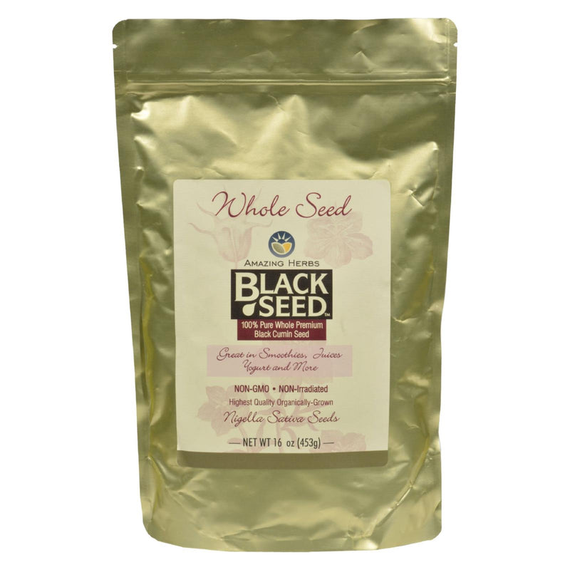 Amazing Herbs - Black Seed Whole Seed - 16 Ounce