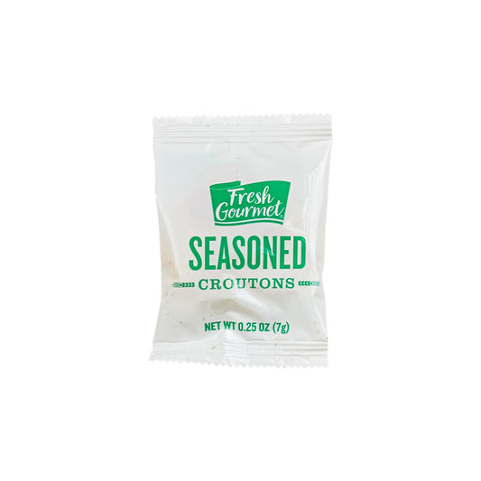 Fresh Gourmet Seasoned Crouton Cube Trans Fat Free 0.25 Ounce Size - 250 Per Case.