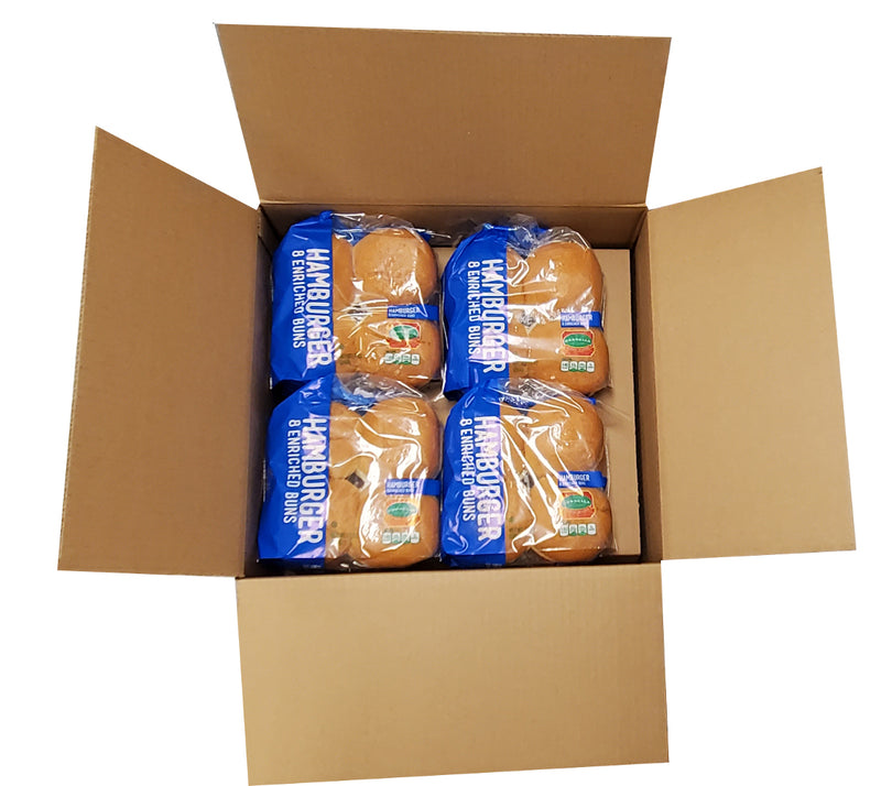 Hamburger Bun Slice Cpp Packs 8 Each - 8 Per Case.