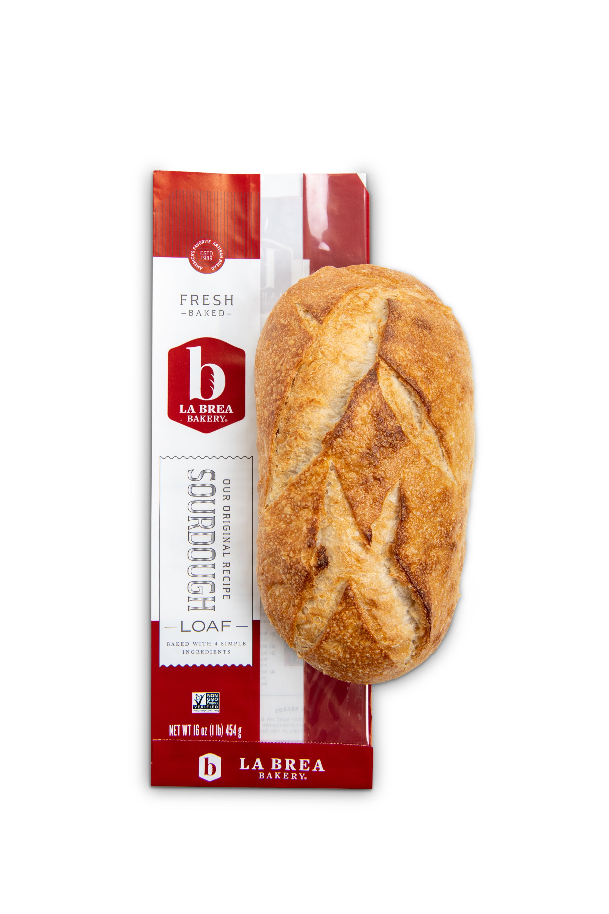 Bread Sourdough Loaf Parbaked Frozen Retail 18 Ounce Size - 12 Per Case.